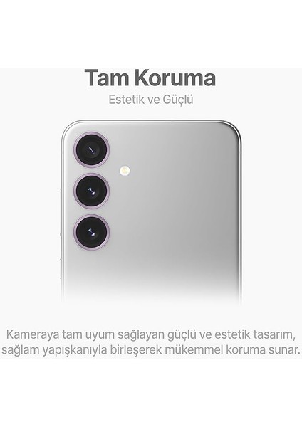 Samsung Galaxy S24 Kamera Lens Koruyucu Mor-Gümüş fiyatları