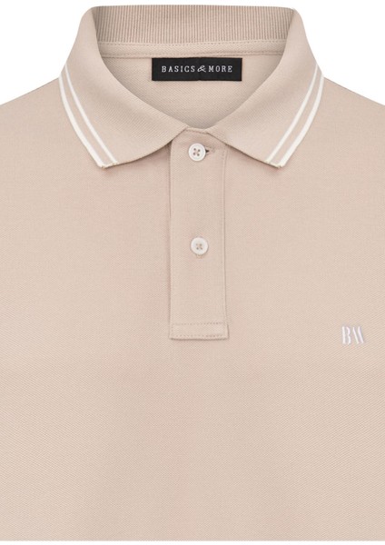 Erkek Bej Polo Yaka, Serin Tutan, Hızlı Kuruyan, Pamuklu, Polo Kıvrılmaz Yaka T-Shirt fiyatları