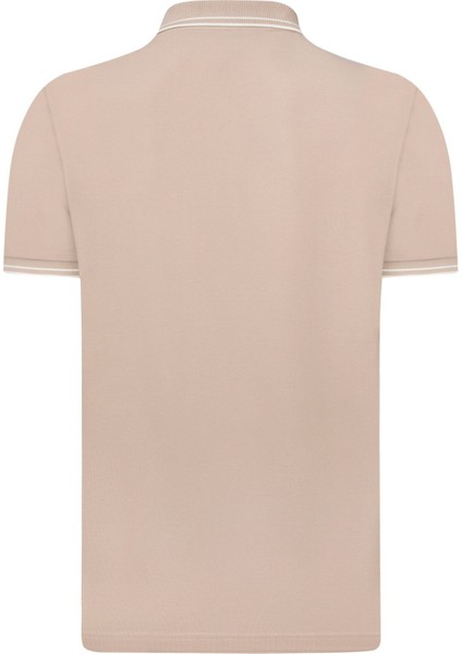 Erkek Bej Polo Yaka, Serin Tutan, Hızlı Kuruyan, Pamuklu, Polo Kıvrılmaz Yaka T-Shirt fırsatları