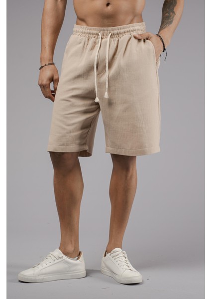 Regular Kalıp Erkek Müslin Şort fırsatları
