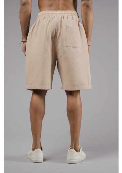 Regular Kalıp Erkek Müslin Şort indirimleri