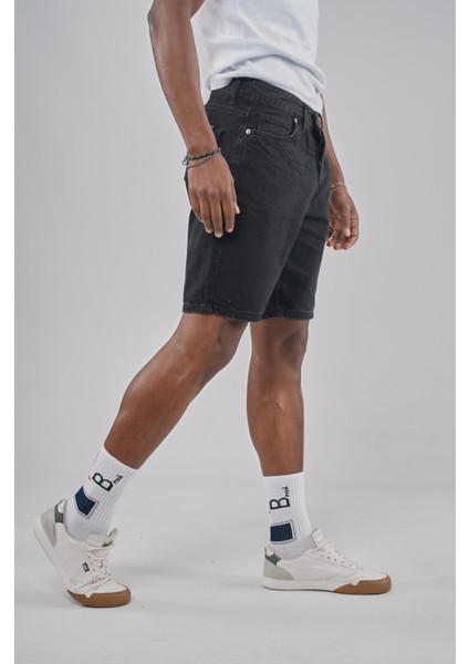 Regular Kalıp Cepli Erkek Kot Şort modelleri