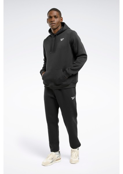 RI Left Chest Logo Siyah Erkek Sweatshirt modelleri