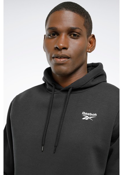 RI Left Chest Logo Siyah Erkek Sweatshirt fırsatları