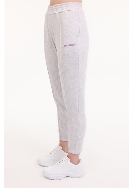 Wl Dıvala 22BT902 5fx A Grı Mel Kadın Eşofman Altı