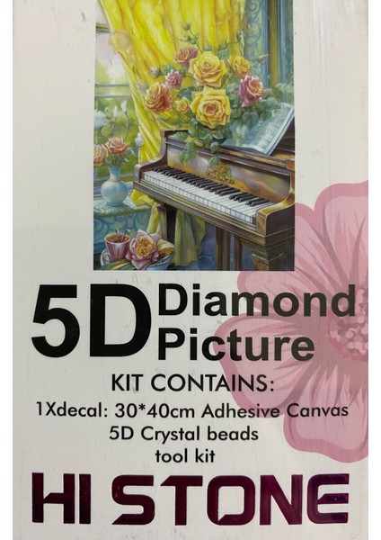 5d Yapışan Boncuk Goblen Mozaik Tablo Pano 30*40 cm 86811