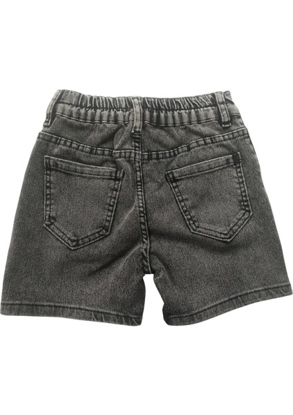 Arka Belilastikli Kız Çocuk Jean Şort fiyatları