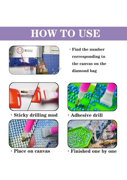 5d Yapışan Boncuk Goblen Mozaik Tablo Pano 30*40 cm 86803 indirimleri