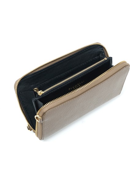 Kadın Çapraz Çanta Lısa Piumelli Milano Bag D40 Taupe
