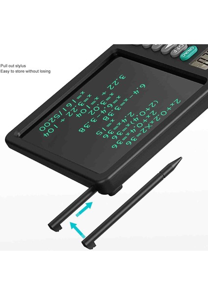 Küçük Hesap Makinesi, El Yazısı LCD Yazma Not Defteri ve Kalem ile Çok Fonksiyonlu Büyük Düğmeli Hesap Makinesi modelleri