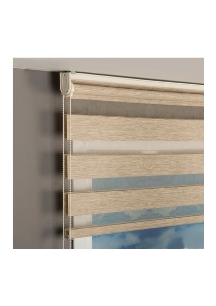 Bambu Stor Zebra Perde Etek Dilimsiz