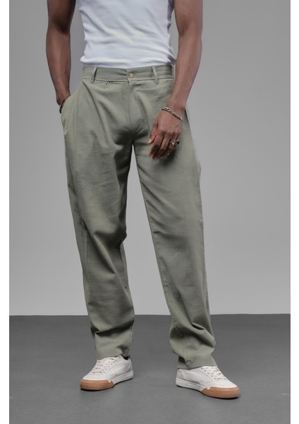 Şalvar Kesim Pileli Keten Pantolon fırsatları