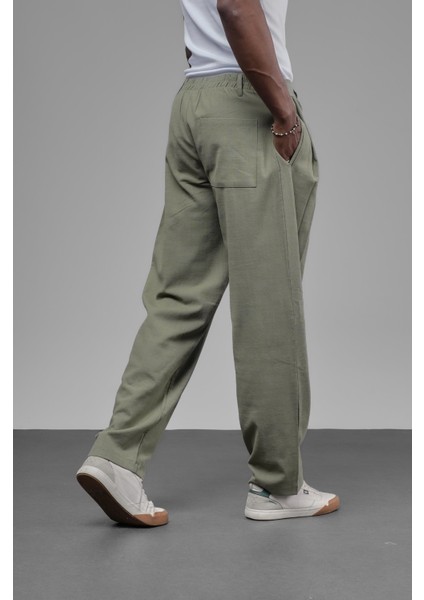 Şalvar Kesim Pileli Keten Pantolon indirimleri