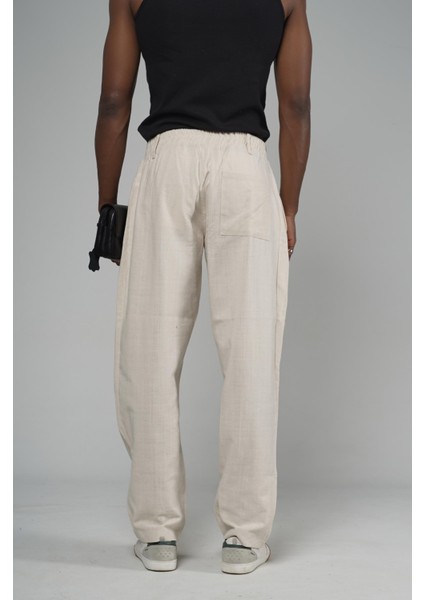 Şalvar Kesim Pileli Keten Pantolon indirimleri