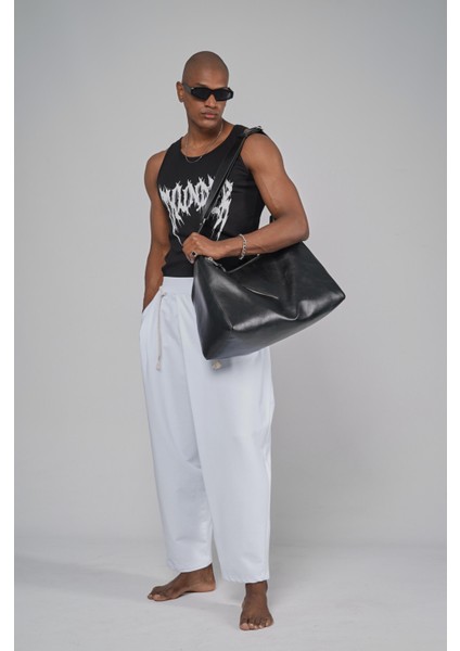 Şalvar Kesim Beli Lastikli Pantolon indirimleri