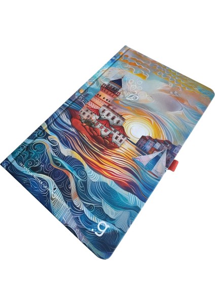 Istanbul Notes Tasarım Defter, 13X21CM, 96 Yaprak Çizgili, Sanatsal Istanbul Manzaralı Sert Kapak fiyatları