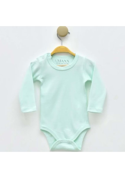 Unısex Uzun Kol Zıbın Mint Yeşili