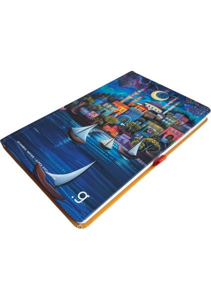Istanbul Notes Tasarım Defter, 13X21CM, 96 Yaprak Çizgili, Sanatsal Istanbul Manzaralı Sert Kapak fiyatları