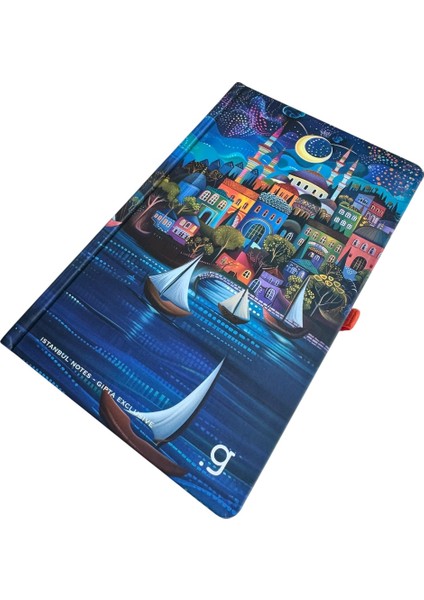 Istanbul Notes Tasarım Defter, 13X21CM, 96 Yaprak Çizgili, Sanatsal Istanbul Manzaralı Sert Kapak modelleri