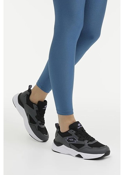 Reeds Wmn 3fx Bağcıklı Hafif Taban Kadın Sneaker Siyah Füme