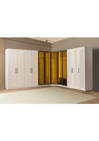 Lossa Moon Köşe Gardırop