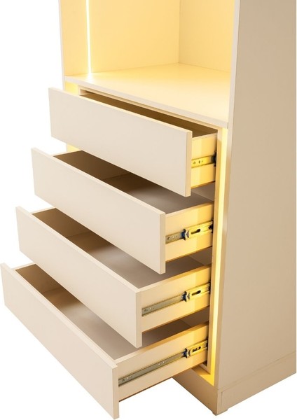 Lossa Moon Köşe Gardırop