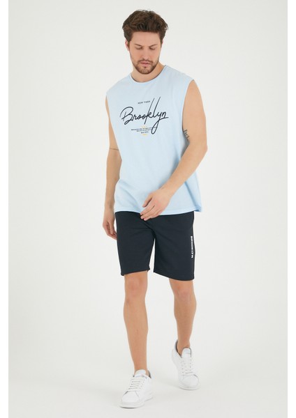 Süperlife Erkek Bisiklet Yaka Regular Fit Brooklyn Baskılı Tişört SPR22TS115 modelleri