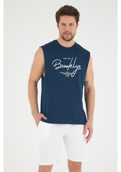 Süperlife Erkek Bisiklet Yaka Regular Fit Brooklyn Baskılı Tişört SPR22TS115 fırsatları