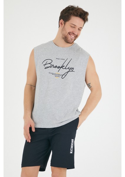 Süperlife Erkek Bisiklet Yaka Regular Fit Brooklyn Baskılı Tişört SPR22TS115 fiyatları