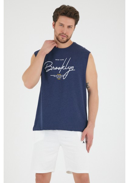 Süperlife Erkek Bisiklet Yaka Regular Fit Brooklyn Baskılı Tişört SPR22TS115 fırsatları