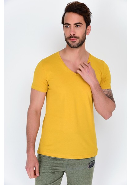 Süperlife Erkek V Yaka Dar Kalp Tişort Spr 246 fiyatları