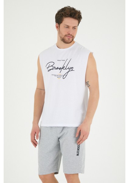 Süperlife Erkek Bisiklet Yaka Regular Fit Brooklyn Baskılı Tişört SPR22TS115 fiyatları