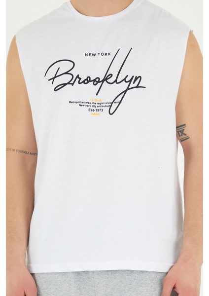 Süperlife Erkek Bisiklet Yaka Regular Fit Brooklyn Baskılı Tişört SPR22TS115 modelleri