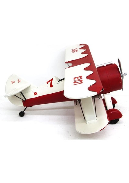 Vintage Büyük Eskitme Metal Uçak Çift Kanatlı 70CM fiyatları
