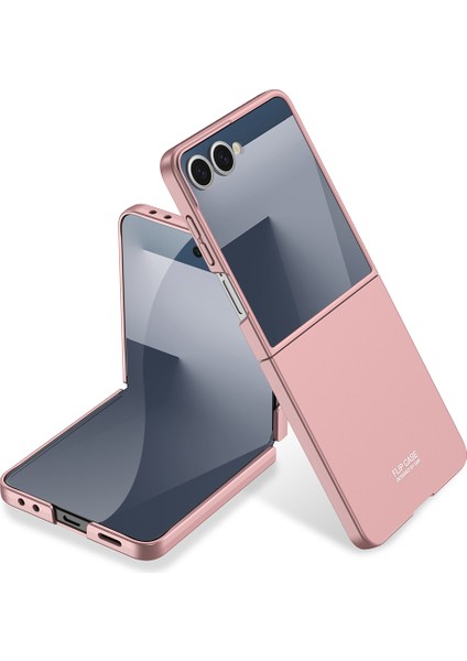 Samsung Galaxy Z Flip 7 Kılıf Ultra Ince Renkli Sert Kıpta Kapak Mat Parmak Izi Yapmaz Katlanabilir