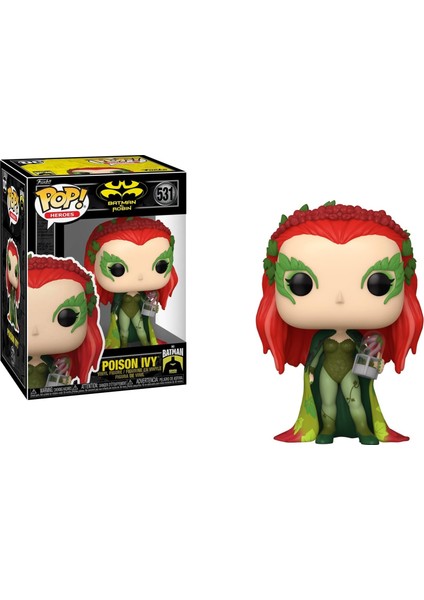 Pop! Heroes Dc Batman And Robin 531 Poison Ivy