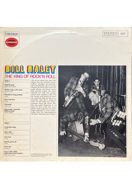 Bill Haley The King Of Rock 'n' Roll Lp Plak fiyatları