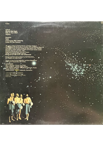 Supertramp Crime Of The Century Lp Plak fiyatları