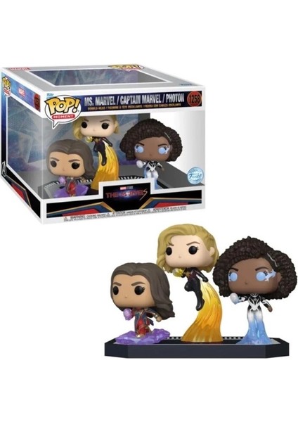 Pop! Moments 1258 The Marvels Ms. Marvel Captain Marvel Photon