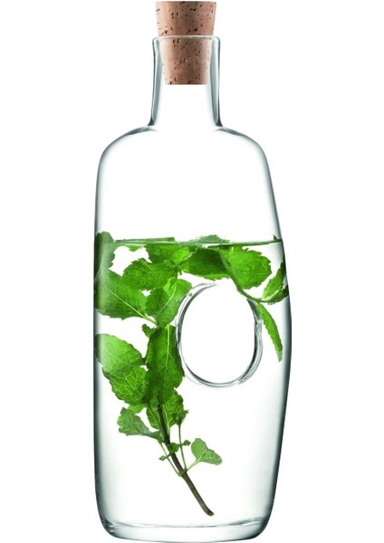 El Yapımı Cam Karaf Mantar Tıpalı 1 Litre fiyatları