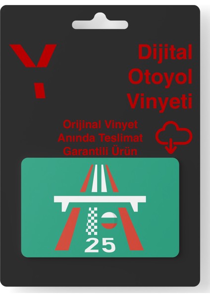 Bulgaristan Otoyol Vinyeti - Anında Teslimat
