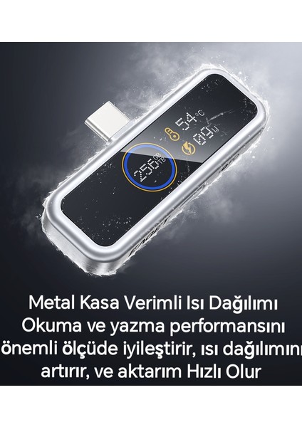 128Gb.Type-C Flash Bellek Lcd Akıllı Ekranlı Şifreleme Özellikli 20w Pd Hızlı Şarj Type-C Girişli Tüm Telefonları Uyumlu Ce Lisanslı Orjinal Yeni Nesil fırsatları