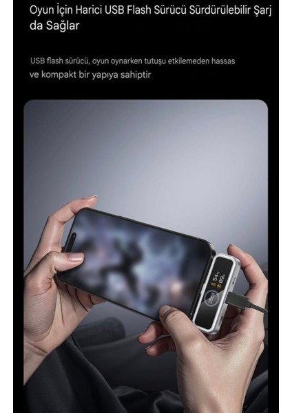128Gb.Type-C Flash Bellek Lcd Akıllı Ekranlı Şifreleme Özellikli 20w Pd Hızlı Şarj Type-C Girişli Tüm Telefonları Uyumlu Ce Lisanslı Orjinal Yeni Nesil indirimleri