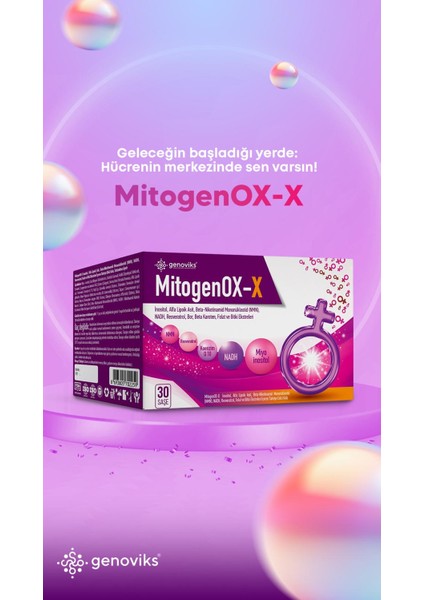 mitogenOX-X 30 Saşe Kadınlarda Yumurtalık Desteği fiyatları