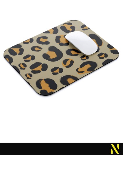 Leopar Desenli Renkli Ergonomik Mouse Pad - 23 cm x 19 cm - Kaydırmaz Taban Ev ve Ofis Kullanımı Için Ideal Fare Altlığı Mousepad modelleri