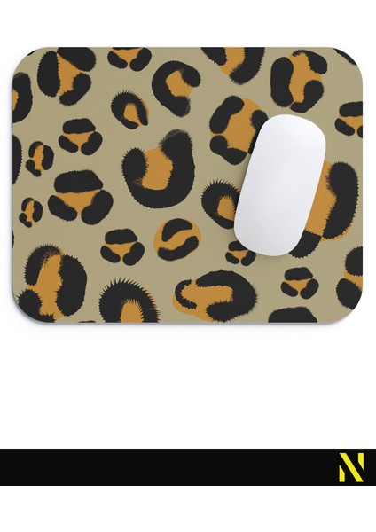 Leopar Desenli Renkli Ergonomik Mouse Pad - 23 cm x 19 cm - Kaydırmaz Taban Ev ve Ofis Kullanımı Için Ideal Fare Altlığı Mousepad fırsatları