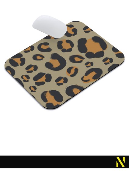 Leopar Desenli Renkli Ergonomik Mouse Pad - 23 cm x 19 cm - Kaydırmaz Taban Ev ve Ofis Kullanımı Için Ideal Fare Altlığı Mousepad indirimleri
