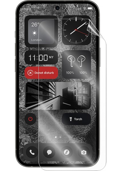 Nothing Phone (2A) Ekran Koruyucu Nano 9h 0.3mm Esnek