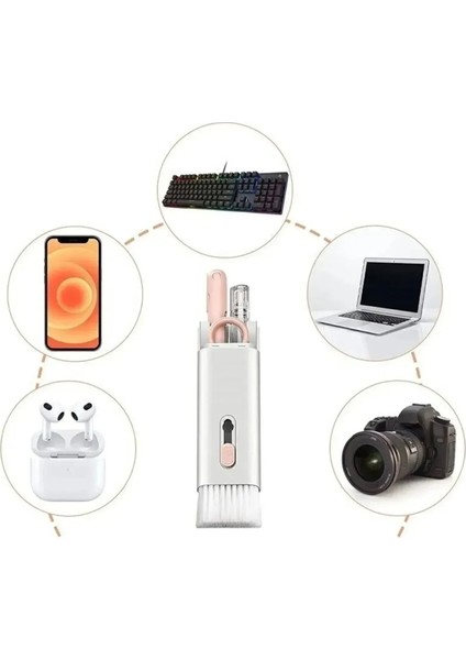 7 In 1 Çok Fonksiyonlu Kit Ekran Bilgisayar Laptop Klavye, Telefon, Kulaklık Airpod Temizleyici Kiti fiyatları