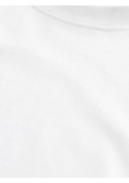 Erkek %100 Pamuk Oversize Kesim Bisiklet Yaka Basic Tişört indirimleri